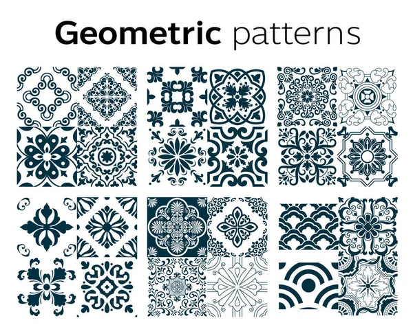 Σχεδιασμός Γεωμετρικών Μοτίβων Στην Απεικόνιση Διανύσματος — Διανυσματικό Αρχείο