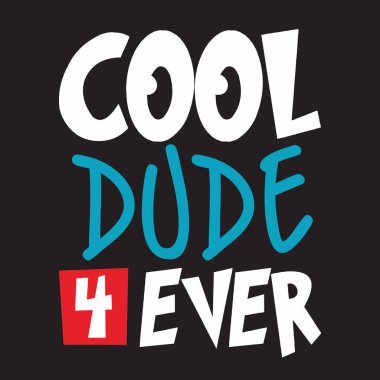 Süper adam 4 şimdiye kadarki en iyi tipografi tasarımı vektör çizimi