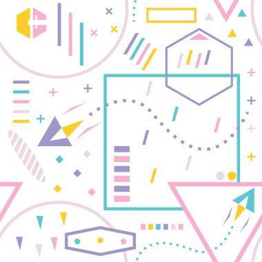 Soyut geometrik şablon vektörü