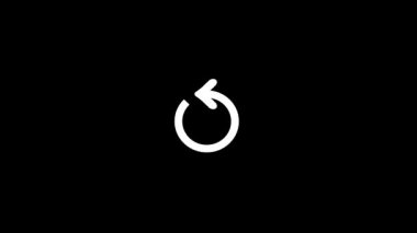 Çift yenilenmiş okun saat yönünde simgesi olan arıza simgesi siyah arkaplan üzerindeki yeşil eski TV ekranı bozuk