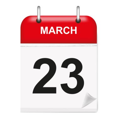 23 Mart, Takvim Simgesi