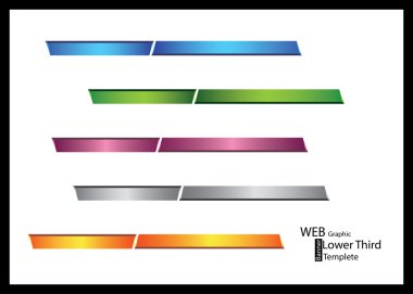 Web / grafik alt üçüncü olarak, şablon Banner