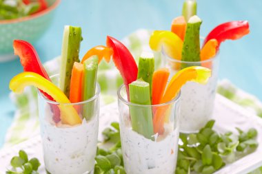 Yoğurt sebze Snacks