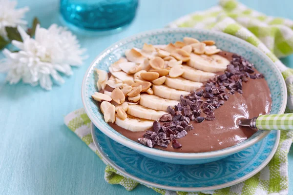 Frullato di cioccolato al burro d'arachidi — Foto Stock