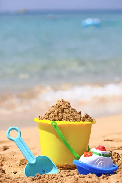 Leksaker till barn beach — Stockfoto