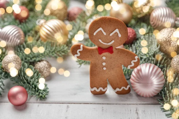 Cute Gingerbread man — Stock Photo, Image