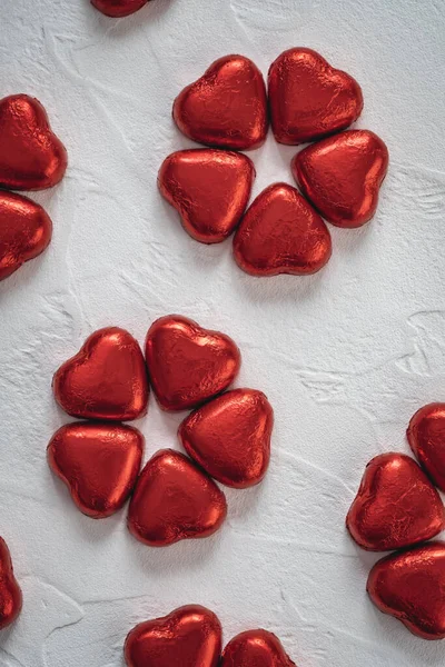 Chocolade Snoep Hart Snoep voor Valentijnsdag — Stockfoto