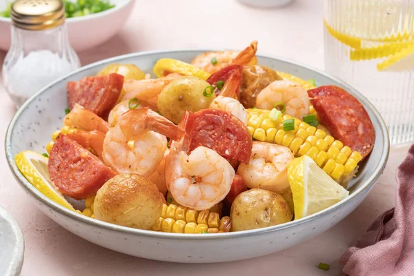 Shrimp Boil Heap — Stock fotografie