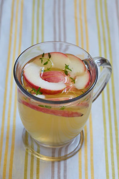 Apfel heißer Tee — Stockfoto