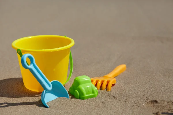 Leksaker till barn beach — Stockfoto