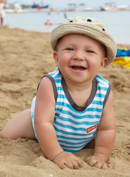 Adorável menino menino smil — Fotografia de Stock