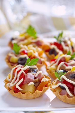 tatil meze tabağı üzerinde