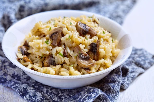 Svampar Risotto — Stockfoto