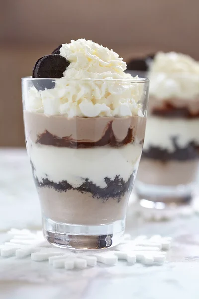 Chocolate parfait — Stock Photo, Image