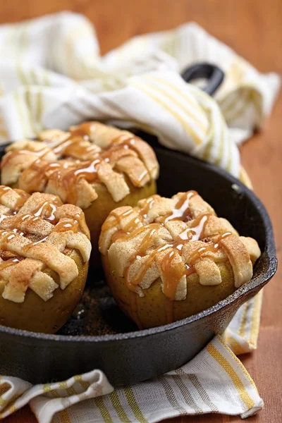 Bakad äpple — Stockfoto