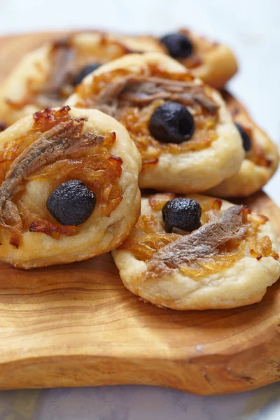 Mini-Pissaladiere — Stockfoto