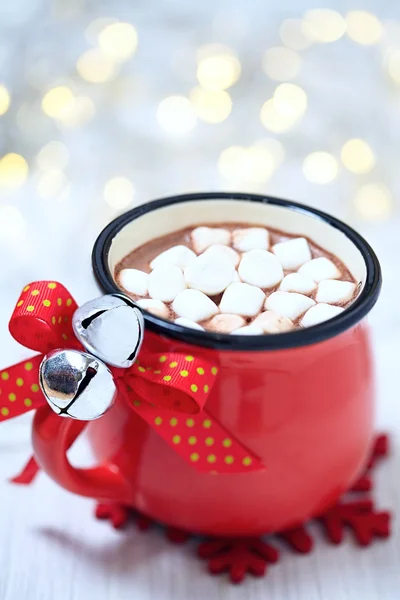 Sıcak çikolata ve lokum. — Stok fotoğraf