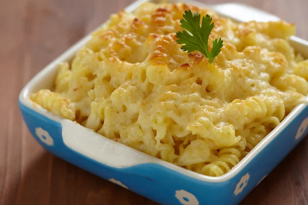 Macarrones al horno y queso — Foto de Stock