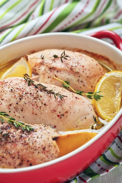 Baked chicken breasts — Stock Photo, Image