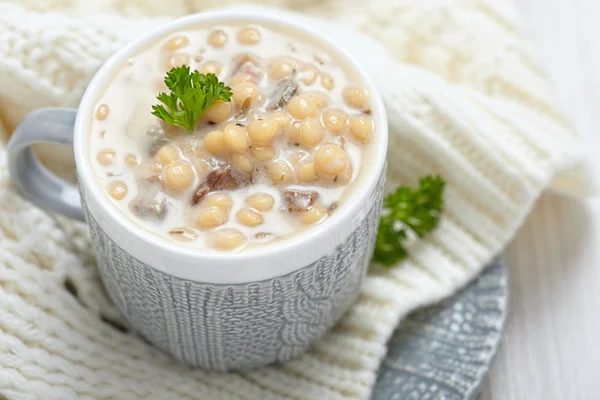 Sopa de cogumelos — Fotografia de Stock