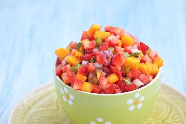 Erdbeer Mango Salsa — Stockfoto