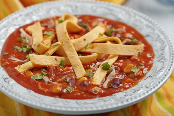 Chicken Tortilla soup — Stock Image Chicken Tortilla soup Stock Picture