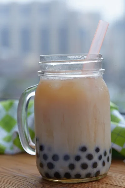 거품 boba 차 — 스톡 사진