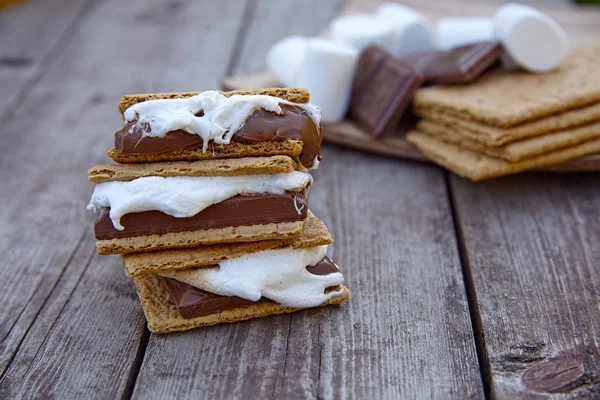 Huisgemaakte Smores — Stockfoto