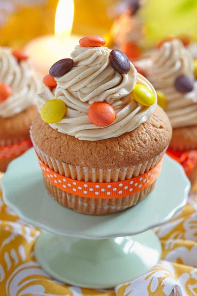 Mogyoróvaj Cupcakes — Stock Fotó