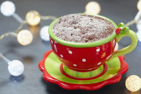Chocolate mug cake — Stock Photo, Image