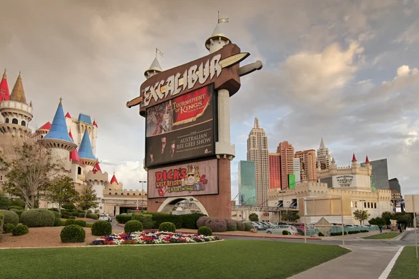 Cartelera Excalibur, Las Vegas —  Fotos de Stock