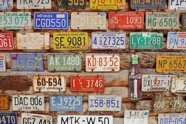 Amerikan tarihi otomobil plaka.