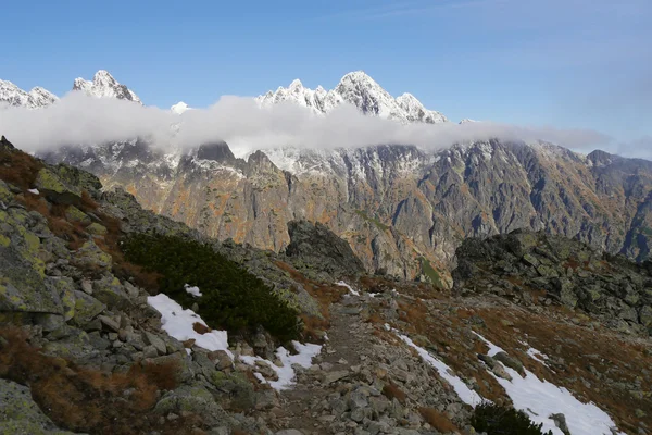 Зимние горы, Высокие Татры — стоковое фото