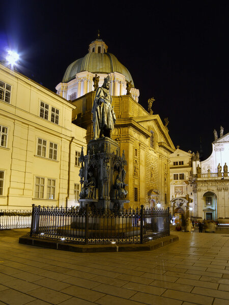 Prague at night