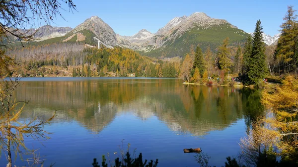 Пейзаж, вид на озеро Панорама — стоковое фото