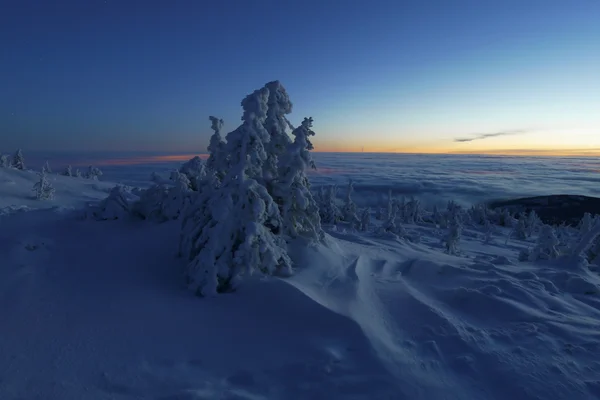 Frostiger Bergmorgen — Stockfoto