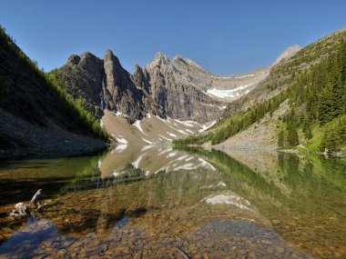 Mountain lake clipart
