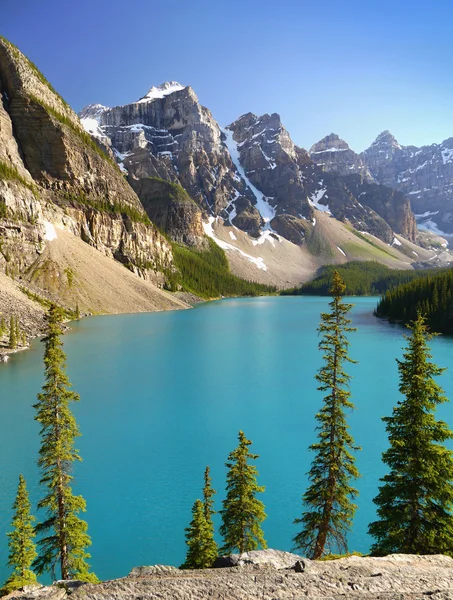 Moraine Lake - Alberta, Canada — Stock Photo, Image