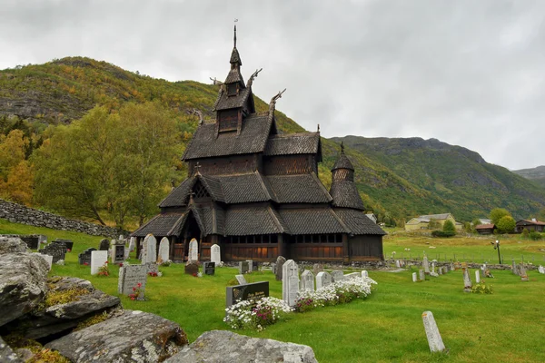 Borgund stavkirke, Norwegia — Zdjęcie stockowe