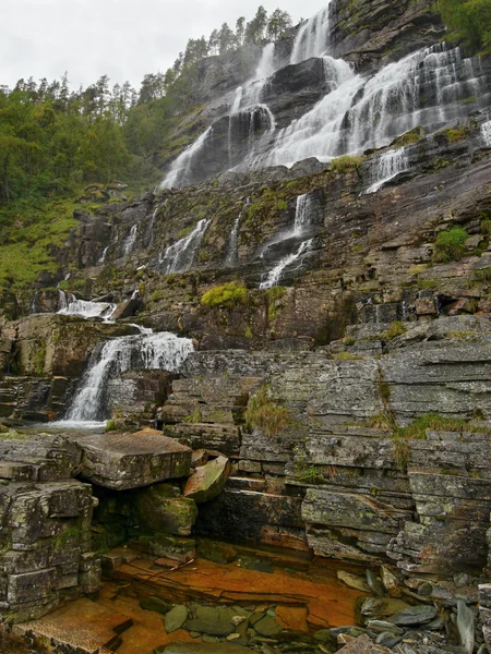 Vodopád Tvindefossen, Norsko — Stock fotografie