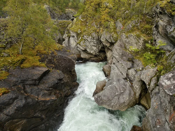 Jeges folyó, Norvégia — Stock Fotó