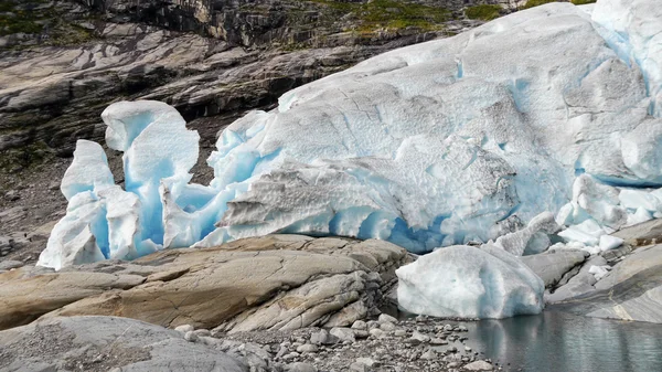 Glaciar Nigardsbreen, Noruega — Fotografia de Stock