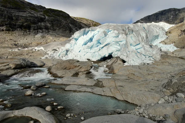 Льодовик Nigardsbreen, Норвегія — стокове фото