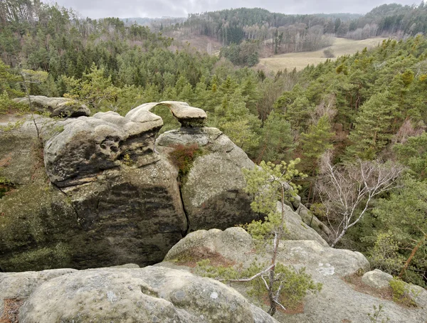 岩のアーチ型の門 — ストック写真