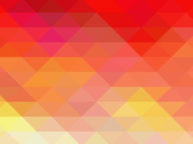 Üçgen pikselleme. Çok renkli piksel arkaplan. Çok renkli üçgenlerden oluşan doku..