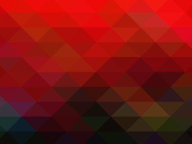 Üçgen pikselleme. Çok renkli piksel arkaplan. Çok renkli üçgenlerden oluşan doku..