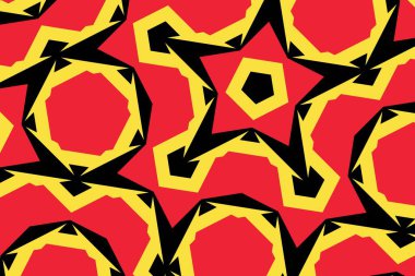 Belçika bayrağının renklerinde basit geometrik desen