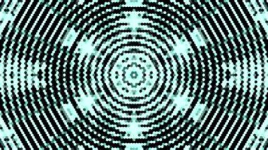 Çok renkli soyut video kayıt alanı. Altıgen fayanslardan oluşan mozaik arkaplan.