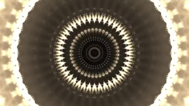 Mandala Farverige Kalejdoskopiske Video Mønster Symmetrisk Flerfarvet Mønster – Stock-video
