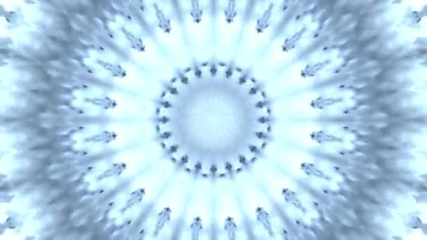 Mandala Padrão Vídeo Caleidoscópico Colorido Padrão Multicolorido Simétrico — Vídeo de Stock
